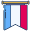 drapeau de la france